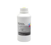 XGdEKA 500ml PFI-120 PFI-320 PFI-8120 Pigment Ink Compatible con TM200 TM205 TM300 TM305 TM-5300 TM-5305 TM-5200 TM-5205 200 300 Printer(500ML-pigment-Y)