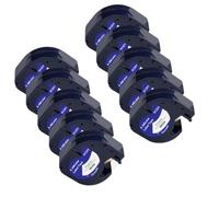 XGdEKA 5pcs 10pcs 12 mm LT Tape Compatible con 91201 91331 12267 91202 91200 Tapas de Etiqueta para la Impresora de Etiquetas LT100H(10PK Black on White)
