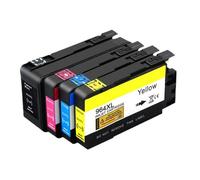 XGdEKA 964 964xl Cartucho de Tinta Compatible con OfficeJet Pro 9010 9015 9019 9020 9025 Impresoras Funciona con 964xl 964 964 XL Modelos(1SET BK C M Y)