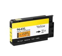 XGdEKA 964 964xl Cartucho de Tinta Compatible con OfficeJet Pro 9010 9015 9019 9020 9025 Impresoras Funciona con 964xl 964 964 XL Modelos(1PC Yellow)