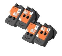 XGdEKA Cartucho de Cabezal de impresión Compatible con Impresora de inyección de Tinta G4110 G4100 G3110 G3100 G2110 G2100 G1110 G1100 QY6 8001 8017 CA91 CA92(2BLACK 2COLOR)