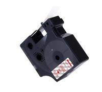 XGdEKA Cartucho de Cinta 19 mm 45803 45800 45804 45805 45808 45801 45809 45807 Compatible con la rotuladora D1 LabelManager(Red on Clear)