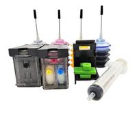 XGdEKA Cartucho de Tinta 652xl para la Ventaja de Tinta de Escritorio 1115 1118 2135 2136 2138 3635 3636 3835 4535 Impresoras compatibles con Modelos de Impresora(1set with Ink)