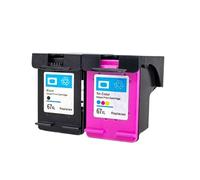 XGdEKA Cartucho de Tinta 67XL Compatible con 67 y Modelos similares 2724 2725 2300 2732 2755 4152 4155 4158 6052 6058 6075 6030(1 Set)