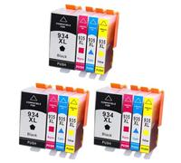 XGdEKA Cartucho de Tinta 934XL 935XL 934 935 XL Compatible con Officejet Pro 6812 6830 6815 6835 6230 6820(3set 12pcs)