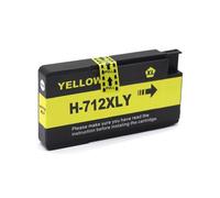 XGdEKA Cartucho de Tinta Compatible 712 XL 712XL para impresoras de inyección de Tinta T210 T230 T250 T630 T650 Modelo 3ED71A 3ED67A(1PCS Yellow)