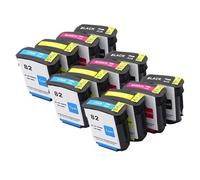 XGdEKA Cartucho de Tinta Compatible 82 82 CH565A para 10ps 20ps 120nr 50ps 111 500 500ps 500Plus 510 800 800ps(3 Set)