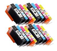 XGdEKA Cartucho de Tinta Compatible de 4 Colores 364XL para Impresora Photosmart 5510 5515 5520 7520 B109a 6510 Deskjet 3070A 7510(4SET 16PCS)