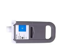 XGdEKA Cartucho de Tinta Compatible PFI710 PFI 710 PFI-710 700ml con Tinta de Pigmento Funciona con impresoras TX-2000 TX-3000 TX-4000(PFi-710 C)