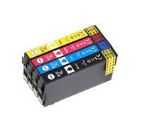XGdEKA Cartucho de Tinta Compatible T812XL para WF-3820 WF-3825 WF-4830 WF-4835 WF-7830 WF-7840 WF-7845 812XL 812 XL T812(4PCS 1SET)