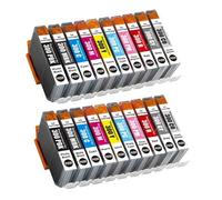 XGdEKA Cartucho de Tinta de Color PFI-300 PFI300 Compatible con Impresora PRO-300 Disponible en 10 Piezas 20 Piezas 30 Piezas(PFI-300-20PCS 2SET)