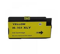 XGdEKA Cartucho de Tinta de inyección de Tinta Compatible 964XL 968XL para impresoras OfficeJet Pro Serie 9010(Y Dye)