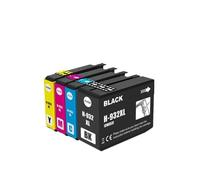 XGdEKA Cartucho de Tinta de Repuesto Compatible para 932XL 933 para Officejet 6100 6600 6700 7110 7610 7612(932XL 1SET)