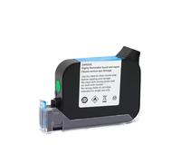 XGdEKA Cartucho de Tinta de solvente Eco JS12M 12. 7 mm Compatible con impresoras de inyección de Tinta no cifradas con Tinta de Secado rápido con una Fuerte adhesión(Green)