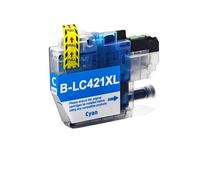 XGdEKA Cartucho de Tinta LC421XL LC421 Compatible con Capacidad para Impresora DCP-J1050DW MFC-J1010DW DCP-J1140DW(Cyan)