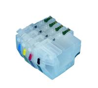 XGdEKA Cartucho de Tinta Recargable LC421 LC421XL con Chip desechable Compatible con DCP-J1050DW DCP-J1140DW DCP-J1800DW MFC-J1010DW(LC421XL)