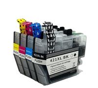 XGdEKA Cartuchos de Tinta compatibles para impresoras MFC-J6940DW DCP-J1140DW 422 421 422XL 421XL(1SET 421XL)