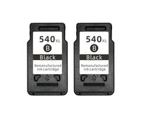 XGdEKA Cartuchos de Tinta compatibles PG540 CL541 para 540XL 541XL para impresoras MG4250 MG3250 MG3255 MG3550 MG4100 MG4150(2 Black)