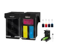 XGdEKA Cartuchos de Tinta Recargables remanufacturados compatibles con la Ventaja de Tinta de Escritorio 1275 2374 2375 2376 2775 2776 Impresoras Reemplaza 667 667XL Cartillos(1set with Ink)