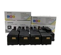 XGdEKA Cartuchos de tóner de Polvo compatibles con 4pcs con desarrollador para Phaser 6010 6000 WorkCentre 6015 6015V Impresora láser(Code1-106R01627-1630)