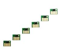 XGdEKA Chip de Cartucho de reinicio automático, 6 Unidades, 72, Compatible con Plotter Designjet T610 T620 T770 T790 T1100 T1120 T1200 T1300 T2300