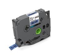 XGdEKA Cinta de Etiqueta Blanca de 12 mm TZE TZ231 TZ Lamined Tape 231 Tz 231 131 Black on White Compatible con el Fabricante de Etiquetas PT-H110(Black on Blue)