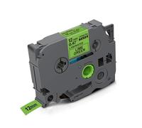 XGdEKA Cinta de Etiqueta Blanca de 12 mm TZE TZ231 TZ Lamined Tape 231 Tz 231 131 Black on White Compatible con el Fabricante de Etiquetas PT-H110(Black on Mint Green)