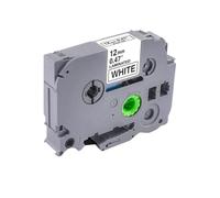 XGdEKA Cinta de Etiquetas 12 mm x 8 m TZE-231 Paquete de 1 a 10 Compatible con PT-D210 PT-H110 PTD600 PTD400AD(1 Pc)