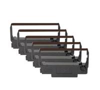 XGdEKA Cinta de impresión de Tinta Compatible para ERC30 ERC34 ERC38 Funciona con TM-U200 U200A U200B U200D U210B U210D U220 U220A U220B Impresoras(5 pcs Purple)