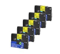 XGdEKA Cintas de Tubo termorretráctil 3 5 10 Uds HSE 211 221 231 611 621 631 Cinta Compatible con Maker(Yellow-8.8mm)