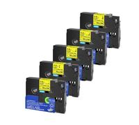 XGdEKA Cintas de Tubo termorretráctil 3 5 10 Uds HSE 211 221 231 611 621 631 Cinta Compatible con Maker(Yellow-5.8mm)