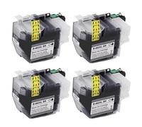 XGdEKA LC462 LC462XL 462 Reemplazo de Cartucho de Tinta Compatible para impresoras MFC-J2340DW MFC-J3540DW MFC-J3940DW(LC462XL-Black 4pcs)