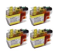 XGdEKA LC462 LC462XL 462 Reemplazo de Cartucho de Tinta Compatible para impresoras MFC-J2340DW MFC-J3540DW MFC-J3940DW(LC462XL-Yellow 4pcs)