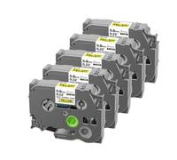 XGdEKA Paquete de 5 y 10 HSe231, Compatible con HSe 231, Hse211, 221, 241, 251, Hse631, 611, 621, Tubo termorretráctil Compatible con Impresora(5.8mm HSe611-5PK)