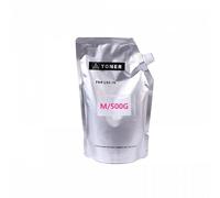 XGdEKA Polvo de tóner de Recarga Compatible de 500g para Impresora CF410A CF411A CF412A CF413A Color Pro M452dn M452dw M452nw(500G Magenta)
