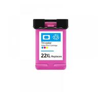 XGdEKA Reemplazo de Cartucho de Tinta Compatible para 21xl 22xl 22 22 Funciona con el Escritorio F2180 F2280 F4180 F2200 F380 380 Impresora Vilaxh 22xl(1pcs Color)