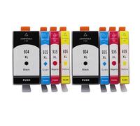 XGdEKA Reemplazo de Cartucho de Tinta Compatible para impresoras 934XL 935XL Officejet Pro 6230 6830 6835 6812 6815 6820(2 Set)