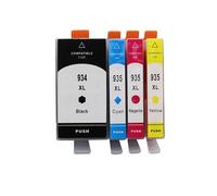 XGdEKA Reemplazo de Cartucho de Tinta Compatible para impresoras 934XL 935XL Officejet Pro 6230 6830 6835 6812 6815 6820(1 Set)
