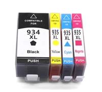 XGdEKA Reemplazo de Cartucho de Tinta Compatible para impresoras a Color 934XL 935XL 934 935 para Officejet Pro 6230 6830 6835 6812 6815 6820(1SET 4PCS)