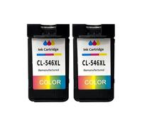 XGdEKA Reemplazo de Cartucho de Tinta Compatible PG545XL CL546XL para MG3050 MG3051 MG3052 MG3053 IP2800 IP2850 MG2455 MG2500(Color(2PC))