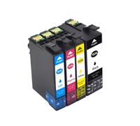 XGdEKA Reemplazo de Cartucho de Tinta Compatible T702XL para Impresora Pro WF-3720 WF-3725 Color Negro Cian Magenta(4PCS 1SET)