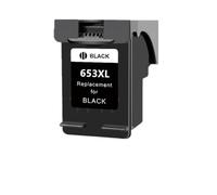XGdEKA Reemplazo de Cartucho de Tinta remanufacturada Compatible para 653 653XL Funciona con Ventaja de Tinta de Escritorio 6075 6475 impresoras(1 Black)