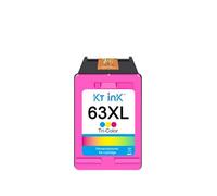 XGdEKA Reemplazo de Cartuchos de Tinta 63xl remanufacturados para 63 y 63xl Compatible con Officejet 3830 3833 4650 4655 5200 5255 5258 Impresoras(Color)