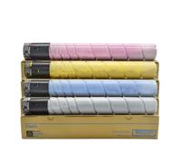 XGdEKA TN220 Cartucho de tóner de Color CMYK Powder Compatible para C224 C284 C364 7822 7828 C224E C284E C364E Modelos(TN220-1Set 4PCS)