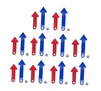 Xgdsnly 10 Piezas Manecillas de Reloj Kit de Manecillas para Enseñar El Herramientas para Proyectos Educativos Punteros de Reloj Materiales Resistentes, Style a