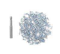 Xgdsnly 100 Piezas Pernos de Neumático Clavos de Tornillo Tacos Antideslizantes Y Antinieve Fabricados en Aleación de Tungsteno Fáciles de Instalar, 4x12mm