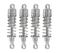 Xgdsnly 4 Piezas Amortiguador para Coche RC Juego Amortiguadores Delantero Trasero Aleación de Aluminio Absorbedor Hidráulico Compatible MN300 MN78 M, Plata