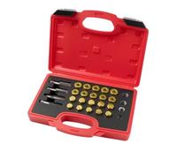 Xgdsnly 64 Piezas Reparación de Rosca Automotriz Kit Reparación Cárter Drenaje Tornillos Arandelas Acero con Estuche Firme Adecuado para Garaje Doméstico