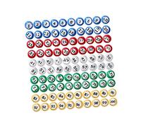 Xgdsnly 80 Piezas Bolas de Bingo Bolas de Numeradas Bolas para Juegos de Lotería Bolas Portátiles Y Resistentes Ventana Transparente para Números Claro, tal como se describe, 1 a 100