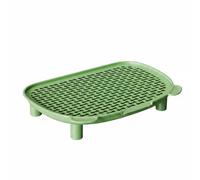 Xgdsnly Alfombra Captura Impermeable Alfombrilla Evita Salpicaduras Lavable, Verde, Orejas De Gato